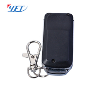 Télécommande numérique YET062 à 4 boutons 12V 433,92 MHz en métal avec code d'apprentissage, portée 100 m, arrêt automatique pour portes roulantes électriques domestiques