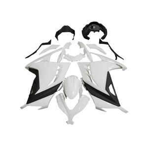Kit d'injection de carénage en plastique ABS blanc non peint pour <span class=keywords><strong>Kawasaki</strong></span> NINJA300 13-17 2014 <span class=keywords><strong>2015</strong></span> 2016 - Product Image 1