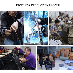 ZUOAN-Silla de ratán para jardín, mesa de centro para restaurante al aire libre, conjunto de <span class=keywords><strong>comedor</strong></span>, muebles de patio - Product Image 6