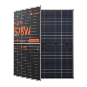Mate太阳能制造580瓦太阳能电池板电力生产N型家用成套工具