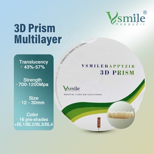 Consommable de laboratoire dentaire Prothese Dentaire Disco De Muticapa 98mm 3d Zirconia Blocks for Cad Cam - Product Image 4