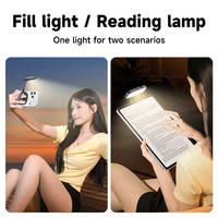 Support de téléphone magnétique multifonctionnel avec lumière d'appoint, lampe de nuit portable pour la protection des yeux, idéal pour le streaming en direct et la lecture