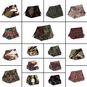 WW2 MOC soldado militar escena camuflaje punto gran tienda figura accesorios armas bloques de construcción ladrillos Juguetes - Product Image 1