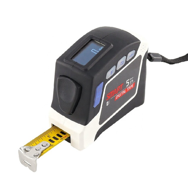 Factory Hot Sale Multifunctional 5 Meter bluetooth Digital Measuring Tape Retractable Real-time Measurement Smart Tape Measure
