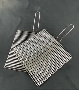 Su misura in acciaio inox 304 vassoio in rete per Barbecue griglia griglia griglia griglia di essiccazione <span class=keywords><strong>vaschetta</strong></span> per Barbecue cottura forno - Product Image 3