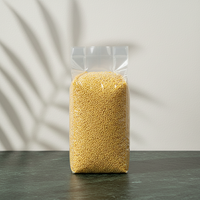 Sac alimentaire sous vide ECO transparent, anti-humidité, pour l'emballage du millet, logo personnalisé, vente en gros