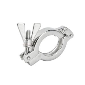 แคลมป์แบบปรับได้สำหรับงานหนัก 13EU แบบสองขา ผลิตจากสแตนเลส SS304/316L มาตรฐาน DIN สำหรับงานน้ำ ระบายน้ำ อาหาร และเครื่องดื่ม - Product Image 1