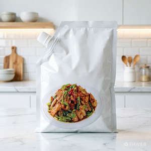 Anpassbare Lebensmittelgeeignete Standbeutel mit Ausgießer für Flüssigkeitsverpackungen & Nachfüllbeutel für Lebensmittel, Süßigkeiten, Gewürze und Milchpulver - Product Image 2