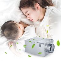 Livraison rapide filtre à charbon ventilateur en ligne salon échappement Ventilation silencieuse acoustique filtre HEPA ventilateurs de boîte