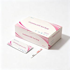 Prueba Rápida de Orina para la Hormona Luteinizante (LH) de Glob Biotech, Tira Reactiva con 99.99% de Precisión, Sensibilidad de 10-25mIU/ml, Válida por 3 Años - Product Image 1