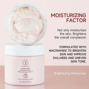 Crème Visage Éclaircissante Marque Blanche Soins de la Peau Coréens Effet Peau de Verre Anti-Taches Brunes Éclat Pêche 70% Niacinamide - Product Image 2