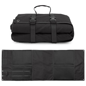 Tapis de tir tactique pliable et portable Kango, imperméable, noir, avec poignée de transport - Product Image 2