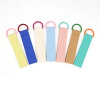 Custom Plain Blank Schlüssel bund Kinder Stoff Tasche Tag für DIY Tasche Andere Lanyard