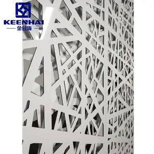 Decorative Solid Aluminum Metal Wall Cladding Panel For Exterior Hotel And Office Building Facades For Outdoor Decoration