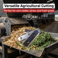 Lames de hacheuse de fourrage et couteaux de coupe de paille 65Mn résistants à l'usure, prêts à être expédiés, pour machine à granulés d'aliments agricoles