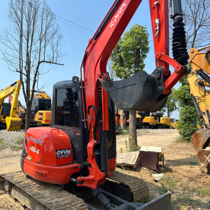 Kubota U48 U55 KX135 d'occasion, mini-pelle hydraulique de 5 tonnes à compatibilité étendue, multifonctionnelle et à haut rendement - Product Image 1