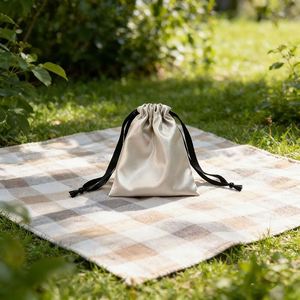 Bolsa de Satén con Cordón, Tipo Seda, para Cosméticos, Joyería, Bufandas, Regalos, Recuerdos de Boda y Fiestas - Product Image 3