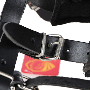 Round Mesh Steel Muzzle for Dogs Durable and Secure Design Ideal for <strong>Training</strong> and <strong>Safety</strong> Fit with Adjustable Straps - Product Image 3