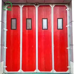 Puerta de garaje plegable con aislamiento industrial automático de alta calidad para almacén