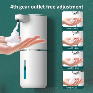 Nouveau distributeur automatique de savon moussant 360 ml pour salle de bain, machine intelligente de lavage des mains avec capteur de liquide et chargement USB - Product Image 4