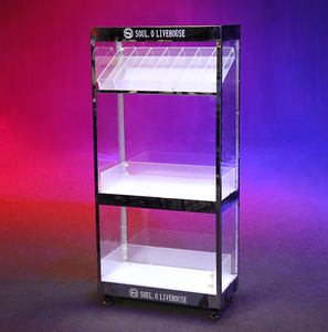 Bar KTV moderne LED Mobile pour armoire à Champagne lumineux noir pêche rouge casier à vin et Base d'affichage pour la fête casier à vin en métal - Product Image 6