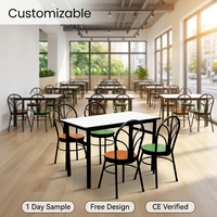 Meubles de Restaurant modernes, Table et chaise, cafétéria