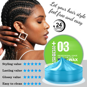 Gel coiffant pour les bords des cheveux, imperméable, best-seller, prix d'usine, noir, vegan, vente en gros, tenue 24 heures, <span class=keywords><strong>cire</strong></span> pour cheveux dure pour femmes - Product Image 5