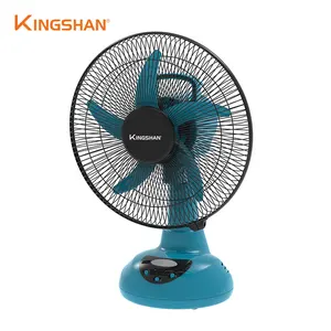 Wholesale 12' 14 Inch Electric Air Cooler AC DC USB Led Charging Desk Emergency Reachable Table Fan