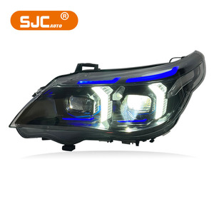 Sistemas de Iluminación Automotriz SJC Auto, Faros Delanteros Ojos de Serpiente para <span class=keywords><strong>BMW</strong></span> Serie 5 <span class=keywords><strong>E60</strong></span> 2003-2010 <span class=keywords><strong>520i</strong></span> 523i 530i, Luces Frontales LED Estilo M5 - Product Image 1