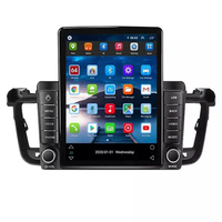 Autoradio Tesla Android 13 IPS DSP RDS 8+128G pour Peugeot 508 2011-2018 avec caméra 360°, Mirror Link, Bluetooth et vidéo