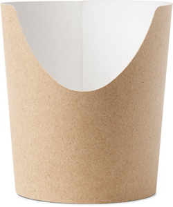 Wholesale L Size Eco Kraft Paper <b>Snack</b> <b>Bowl</b> for Food Safe Takeaway Compostable Disposable Pack Custom Logo - Product Image 3