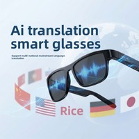 Lunettes Intelligentes IA 2026 avec Monture ABS, Anti-Lumière Bleue, Contrôle par Bouton, Appel Vidéo, Logo Personnalisé, Faible MOQ