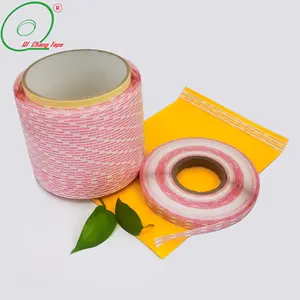 Permanent Bag Sealing Tape für Umschlag Pergamin papier Acryl White Paper Doppelseitiger anti statischer benutzer definierter Logo-Druck 3 Tage