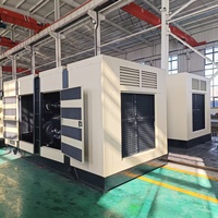 Groupe électrogène diesel silencieux 375 kVA 300 kW, démarrage automatique, faible bruit, faible consommation de carburant, triphasé, ATS, certifié ISO CE, centre de données