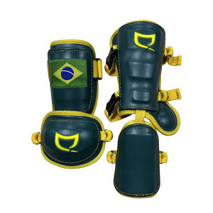 Nhà Máy Trực Tiếp OEM ODM Tùy Chỉnh PU Da Bảo Vệ Bóng Chày Khuỷu Tay Bảo Vệ Chân Bảo Vệ Ống Chân Bảo Vệ Bộ Thiếu Niên Phổ Màu Xanh Lá Cây 50 Pcs - Product Image 1