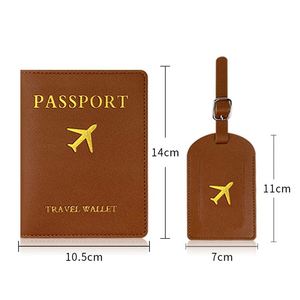 Fundas para Pasaportes de Cuero PU para Parejas, Sublimables, al por Mayor, con Etiqueta para Equipaje, Regalo de Viaje - Product Image 5