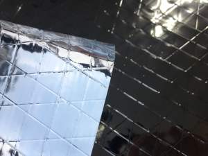 ورق من رقائق الألومنيوم FSK واجهة ورق كرافت لمادة عزل البناء - Product Image 3