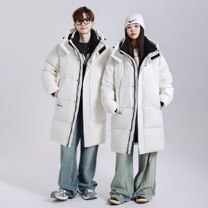 Manteau d'hiver en duvet de canard pour femme et veste pour homme, design de luxe personnalisé avec logo, vente en gros 2026 - Product Image 5