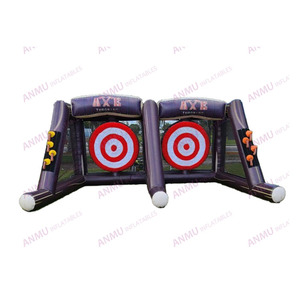 Juego de carnaval al aire libre comercial, hacha voladora inflable, juego interactivo de lanzamiento, juegos de hacha de lanzamiento inflable 3D <span class=keywords><strong>gigante</strong></span> - Product Image 4