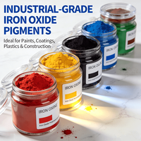 Pigments d'oxyde de fer de qualité industrielle, plusieurs couleurs, poudre de teinture pour béton et ciment, pour peinture et céramique