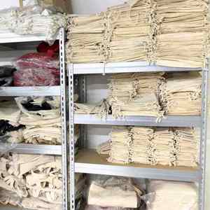 ชุดของขวัญสำหรับงานแต่งงาน ถุงผ้ามัสลินแบบใช้ซ้ำได้ ถุงผ้ารูดเชือกธรรมชาติ - Product Image 6