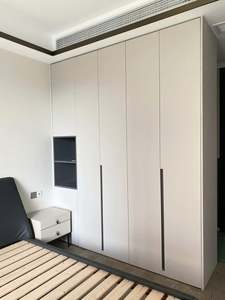 Armarios de madera de calidad Dormitorio de lujo moderno Armario de ropa portátil multiusos - Product Image 3