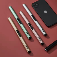 Allume-cigare électrique sans cadre, avec Logo personnalisé, Rechargeable, USB, pour cuisine, luxe