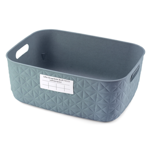 Cesta de plástico reciclado (38x29x14,5cm) SOFTEX Verde Aqua K258716 - Product Image 2
