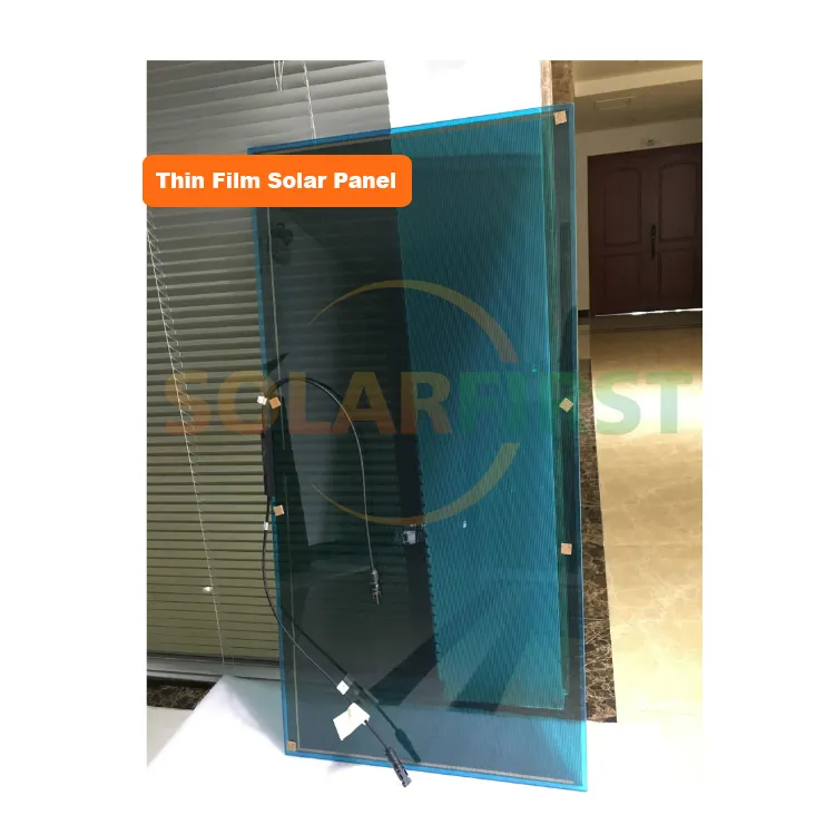 Glass Thin Film Transparent Solar Panels Bipv Solar Panel Glass Facade For Building