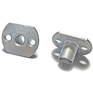Brass Flange Nut With Four Holes And Internal Thread Metal Hardware Component - Product Image 4