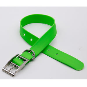 Collier intelligent XL pour chien, en nylon enduit de PVC souple, avec rivets décoratifs, écologique, durable, imperméable, motif uni – Vente chaude - Product Image 2