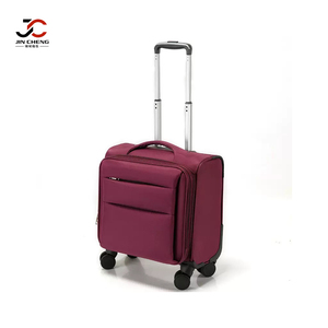 Valise à roulettes unisexe en tissu Oxford de 16 pouces, légère, bagage à main avec poche pour <span class=keywords><strong>ordinateur</strong></span> - Product Image 3