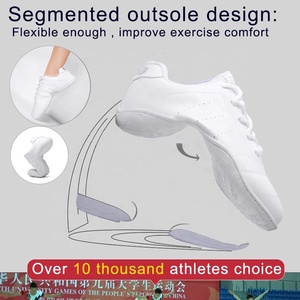 Wholesale Factory Price Non-slip White Youth Girls <strong>Cheer</strong> <strong>Shoes</strong> <strong>Women's</strong> Training Aerobic Gymnastics <strong>Shoes</strong> for Athletes - Product Image 2