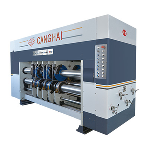 Machine automatique 3-4 couleurs pour boîtes à pizza en carton ondulé, imprimante flexographique, découpeuse et rainureuse - Product Image 4